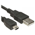 Кабель POWERPLANT USB2.0 AM/Mini-BM 0.5м (KD00AS1219)