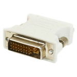 Адаптер POWERPLANT DVI - VGA White (CA910298)