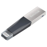 Флешка SANDISK iXpand Mini 64GB USB+Lightning3.0 (SDIX40N-064G-GN6NN)