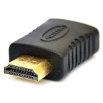 Адаптер POWERPLANT HDMI Black (CA910540)