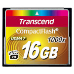 Карта памяти TRANSCEND CompactFlash 16GB 1000x (TS16GCF1000)