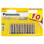 Батарейка PANASONIC Alkaline Power AAA 10шт/уп (LR03REB/10BW)