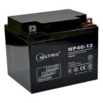 Акумуляторна батарея MATRIX NP40-12 (12В, 40Агод)