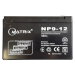 Аккумуляторная батарея MATRIX NP9-12 (12В, 9Ач)