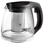 Чайник заварочный LAMART Verre Black 1.1л (LT7025)
