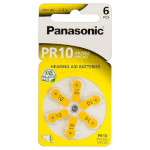 Батарейка для слухових апаратів PANASONIC Hearing Aid 10 6шт/уп (PR-230/6LB)
