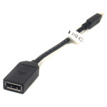 Адаптер POWERPLANT Mini DisplayPort - DisplayPort Black (CA910472)