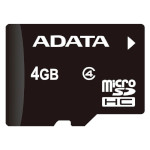 Карта памяти ADATA microSDHC 4GB Class 4 (AUSDH4GCL4-R)