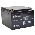 Акумуляторна батарея MATRIX NP26-12 (12В, 26Агод)