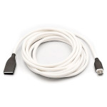 Кабель POWERPLANT USB2.0 AM/Micro-B Silicone White 2м (CA910731)