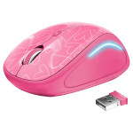 Миша TRUST Yvi FX Wireless Pink (22336)