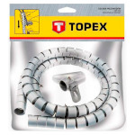 Спіраль-органайзер для дротів TOPEX 2м сіра (79R274)