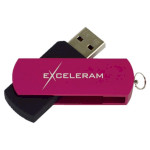 Флешка EXCELERAM P2 16GB USB3.1 Black/Purple (EXP2U3PUB16)