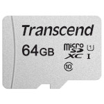 Карта пам'яті TRANSCEND microSDXC 300S 64GB UHS-I Class 10 (TS64GUSD300S)