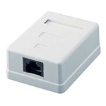 Розетка накладна HYPERNET RJ-45 Cat.5e UTP White (MB-UTP1)