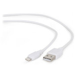 Кабель CABLEXPERT USB2.0 AM/Apple Lightning White 0.1м (CC-USB2-AMLM-W-0.1M)