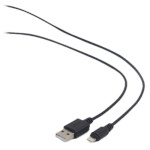 Кабель CABLEXPERT USB2.0 AM/Apple Lightning Black 0.5м (CC-USB2-AMLM-0.5M)