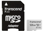 Карта памяти TRANSCEND microSDXC 300S 128GB UHS-I U3 V30 A1 Class 10 + SD-adapter (TS128GUSD300S-A)