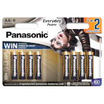 Батарейка PANASONIC Everyday Power AA 8шт/уп (LR6REE/8B2FCDS)