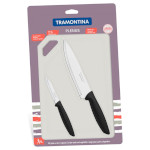 Набір кухонних ножів TRAMONTINA Plenus 3пр (23498/014)