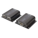 Подовжувач HDMI по крученій парі DIGITUS v1.2 Black (DS-55100-1)