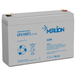 Акумуляторна батарея MERLION GP6100F2 (6В, 10Агод)