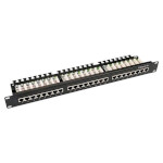 Патч-панель HYPERNET 1U 19" 24-port UTP Cat.5e (PP-UTP24-WMR)