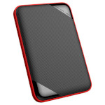 Портативний жорсткий диск SILICON POWER Armor A62 5TB USB3.2 Black/Red (SP050TBPHD62LS3K)