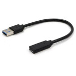 Кабель CABLEXPERT USB3.1 AM/CF 0.1м (A-USB3-AMCF-01)