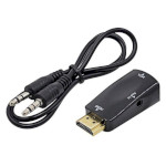 Адаптер STLAB HDMI - VGA+Audio Black (U-991 BLACK)
