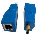 Удлинитель HDMI по витой паре ATCOM до 30м HDMI Blue (14369)