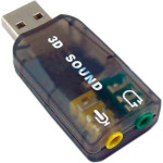 Внешняя звуковая карта DYNAMODE 3D Sound 5.1 USB2.0 Dark Gray
