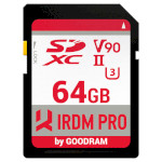 Карта памяти GOODRAM SDXC IRDM Pro S9B0 64GB UHS-II U3 V90 (IRP-S9B0-0640R11)