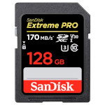 Карта памяти SANDISK SDXC Extreme Pro 128GB UHS-I U3 Class 10 (SDSDXXY-128G-GN4IN)