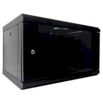 Настенный шкаф 19" HYPERNET WMNC66-6U-Flat-Black (6U, 600x600мм, RAL9005)