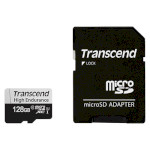 Карта пам'яті TRANSCEND microSDXC High Endurance 350V 128GB UHS-I Class 10 + SD-adapter (TS128GUSD350V)
