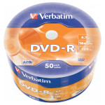 DVD-R VERBATIM AZO Matt Silver 4.7GB 16x 50pcs/wrap (43788)