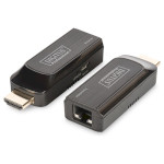 Подовжувач HDMI по крученій парі DIGITUS mini HDMI UTP 50m, USB powered Black (DS-55203)