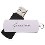 Флешка EXCELERAM P2 16GB USB3.1 Black/White (EXP2U3WHB16)