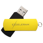 Флешка EXCELERAM P2 16GB USB3.1 Black/Yellow (EXP2U3Y2B16)