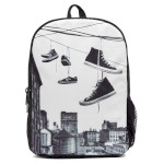 Шкільний рюкзак MOJO Hanging Shoes Black/White