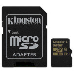Карта пам'яті KINGSTON microSDHC 32GB UHS-I Class 10 + SD-adapter (SDCA10/32GB)