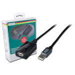 Активний USB подовжувач DIGITUS USB2.0 AM/AF 10м (DA-73100-1)