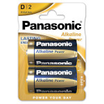 Батарейка PANASONIC Alkaline Power D 2шт/уп (LR20APB/2BP)