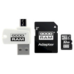 Карта пам'яті GOODRAM microSDHC M1A4 3-in-1 32GB UHS-I Class 10 + USB-cardreader/SD-adapter (M1A4-0320R12)