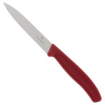Нож кухонный для овощей VICTORINOX SwissClassic Serrated Red 100мм (6.7731)