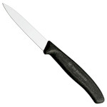 Нож кухонный для овощей VICTORINOX SwissClassic Plain Black 80мм (6.7603)