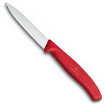 Нож кухонный для овощей VICTORINOX SwissClassic Plain Red 80мм (6.7601)