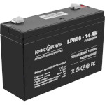 Аккумуляторная батарея LOGICPOWER LPM 6-14 AH (6В, 14Ач) (LP4160)