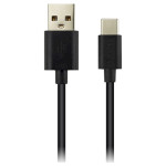 Кабель CANYON UC-2 Charge & Data USB-A to USB-C 1.8м Black (CNE-USBC2B)